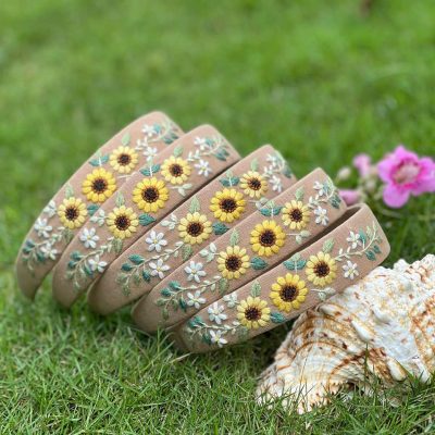 Embroidered Headband for Women | Handmade Floral Hair Accessory | Comfortable All-Day Wear | Gift for Her