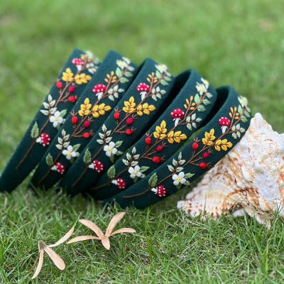 Handmade Floral Headband for Women | Embroidered Hair Accessory | Boho Headband | Gift for Birthday
